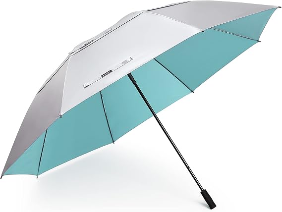 G4Free 80 Inch Golf Umbrella Extra Large Umbrella Double Canopy Windproof