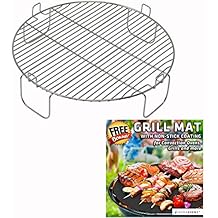 3 inch Stainless Steel Grill Rack Compatible with Nuwave Pro Plus, Elite, Nutri Chef, Black&Decker | Replacement Grate Accessory for Convection Ovens, Kitchen Oven and Toaster Oven Accessories