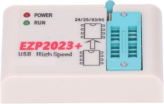 High Speed SPI Flash Programmer Fast Offline Copy for BIOS Chip Support 24 25 93 - for Home Appliance Repair - ABSSupport 24, 25, 93 Series Chips, 1 X High Speed Programmer, 4 X Plug