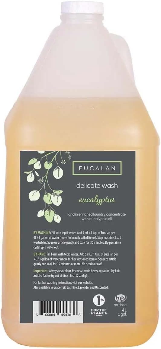 EUCALAN Delicate Wash EJUG Eucalyptus Jug 4 Liters (Pack of 1)