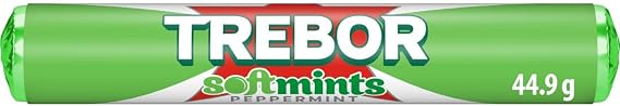 Trebor Softmints Peppermint Flavour Mint Sweets, 44.9 g (Pack of 1)