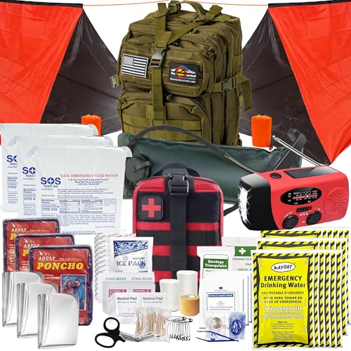 72 Hour Ultimate Bug Out Bag Black, 50L