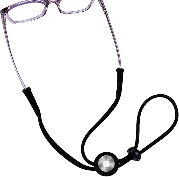 tag8 Eyeglass Lanyard Strap with Holder Compatible with AirTag Tracker, Adjustable Lanyards for Eyewear Loss Prevention