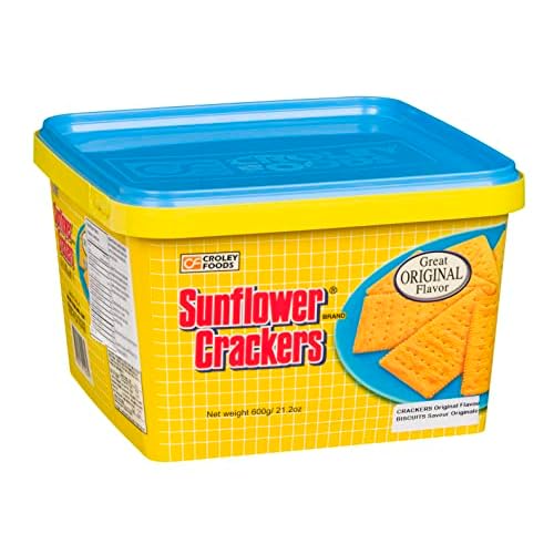 Croley Foods Sunflower Crackers Original Flavor Cream Sandwhich 21.2oz