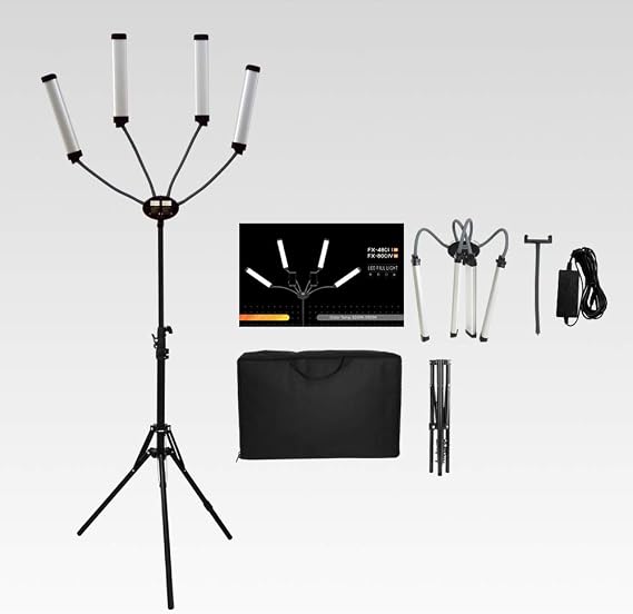 Professional Tattoo Beauty Enhancing Photography Led Ring Light led Photography Double arm Fill Light Celebrity Live Streaming Selfie Light Ight (FX-800)