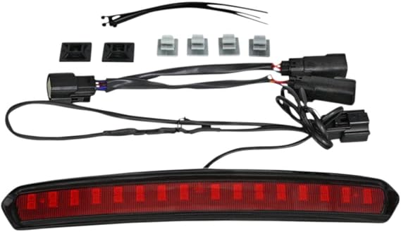 Custom Dynamics High Mount LED Light for 2014+ HD Touring - Black/Red