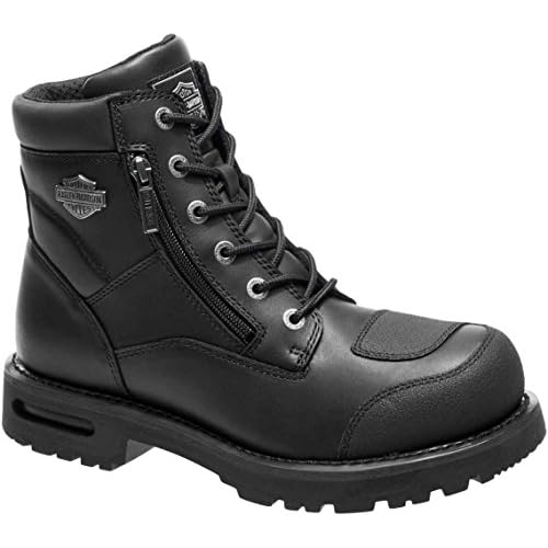 Harley-Davidson Mens Renshaw Performance Black Motorcycle Boots D96136