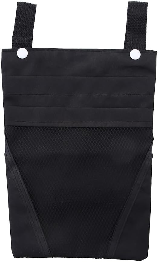 Electric Bicycle Front Handle Storage Bag, Waterproof Storage Bicycle Decoration Bag(black)