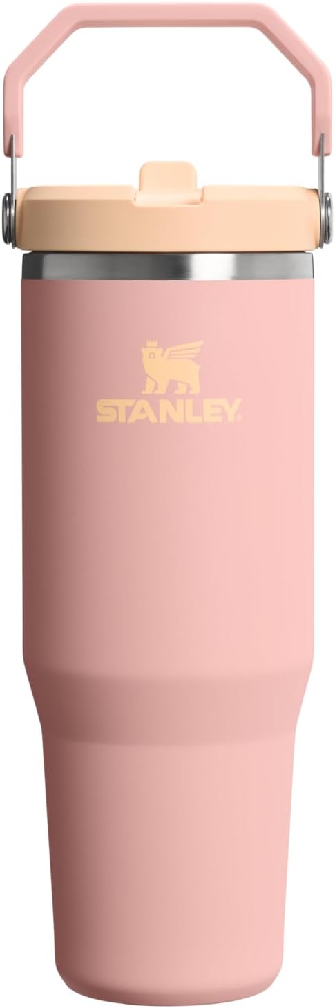 STANLEY Classic IceFlow Stainless Steel Tumbler with Straw, Vacuum Insulated Water Bottle for Home, Office or Car, Reusable Cup with Straw Leakproof