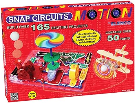 Elenco SCM-165, Snap Circuits Motion Training Program, 4 pcs