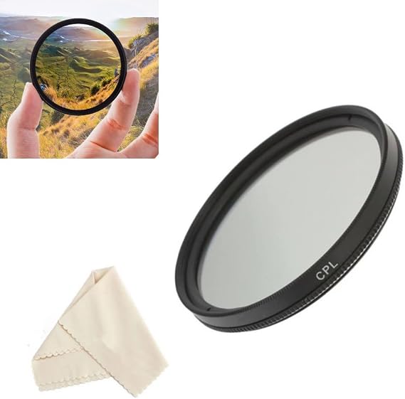 Camera Lens CPL Filter 52mm Ultra Slim HD Circular Polarizer Filter for Voigtlander Nokton 25mm f/0.95 Type II Lens, Voigtlander Ultron 40mm f/2 SL IIS Aspherical Lens