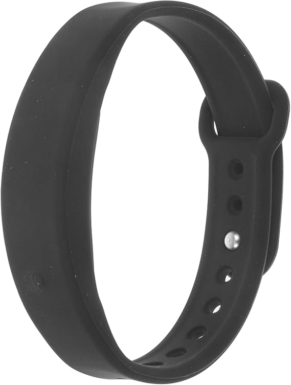 Bracelet with and Silent Vibration Alarm USB Rechargeable Fitness Wristband with Led Display Lightweight 9.44 Inch Silicone Band for Sports and Outdoor Activities