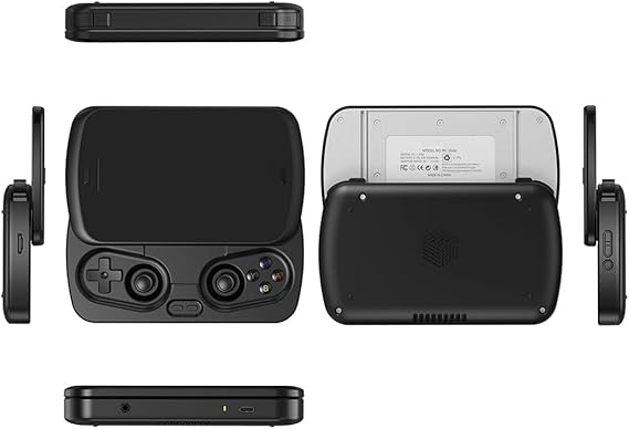 Handheld Retro Gaming Console - Portable Entertainment Device with Foldable Design and IPS Screen