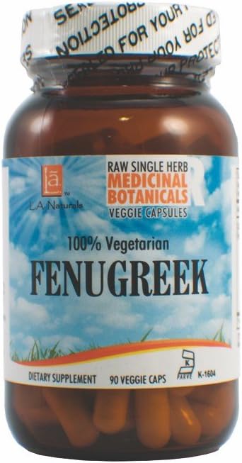 Fenugreek Raw Herb 90 Vgc, 0.02 Pound