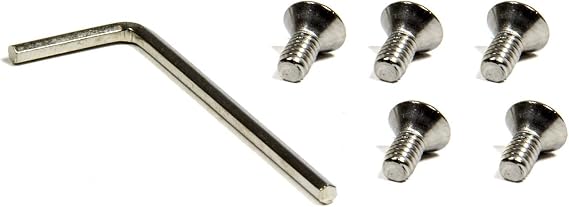 American Racing Wheels 970076 Replacement Cap Screw Set - 5 Screws & Key