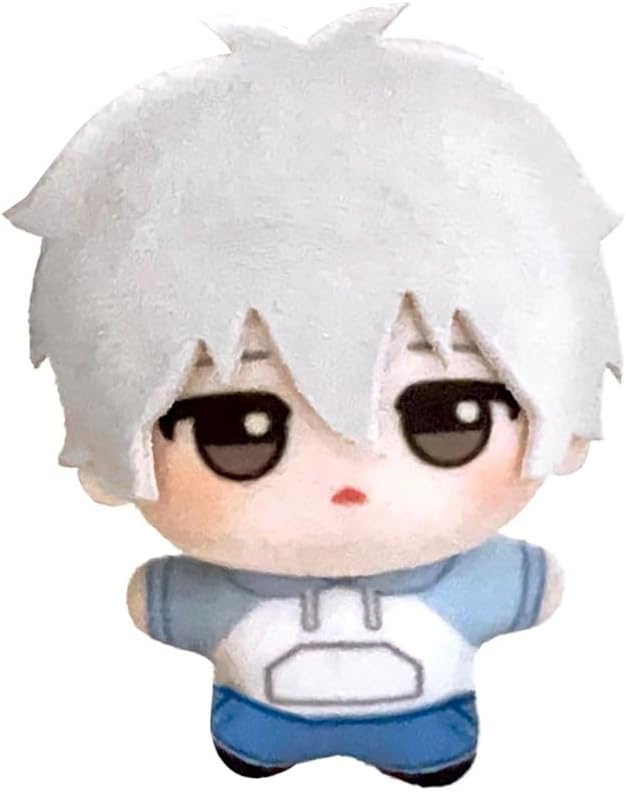 Blue Lock Anime Soft Figure Seishiro Nagi Bachira Meguru Isagi Yoichi Cartoon Filled Cushion 10 cm Manga Character Pendant Gift for Anime Fans