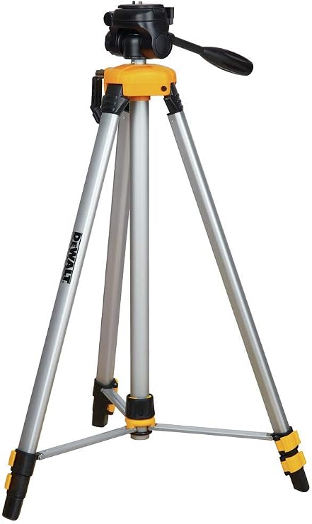 DEWALT Laser Level Tripod, 14 x 20 Thread Mount, Collapsible Legs, Non-Skid Feet, Carrying Pouch Included (DW0881T)