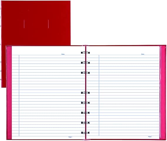 Blueline Notepro Composition Notebook, Red, 9.25 x 7.25 inches, 192 Ruled Pages (A9C.83)