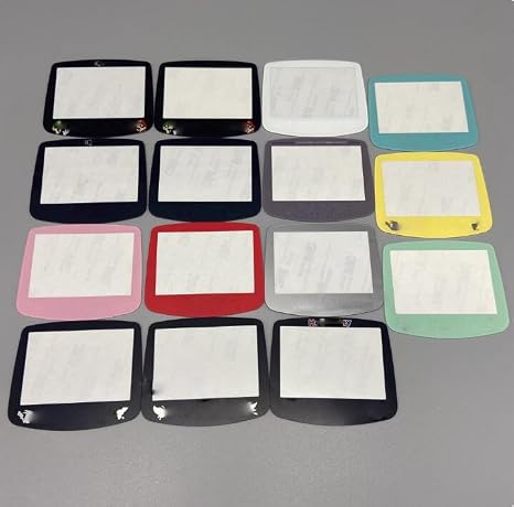 Man Rhythm Glass Screen Lens Display Protector Lens for Gameboy Advance GBA Gaming Console (White)