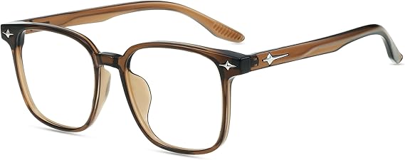 Firmoo Blue Light Blocking Glasses, Anti Digital Eyestrain Computer Glasses Scratch Round Lightweight Eyewear