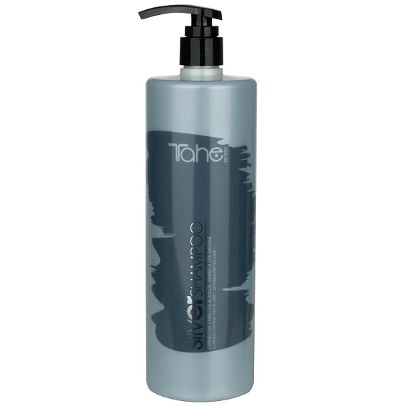 Tahe Botanic Silver Shampoo Correction for White, Grey or Highlighted Hair 1000ML