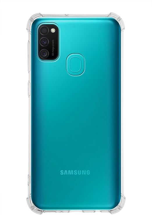 KZY İletişim Samsung Galaxy M21 ile uyumlu ile Uyumlu Kapak Köşe Korumalı Airbag Antishock Silikon Kılıf