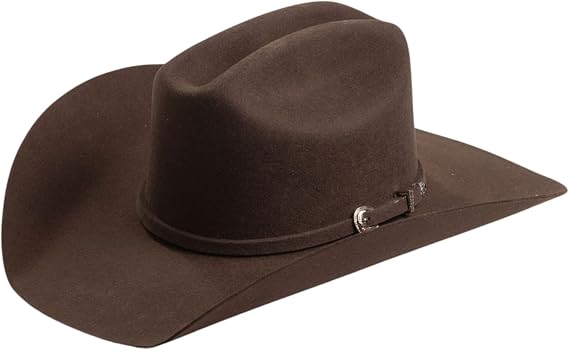 Justin Mens Rodeo Hat - 3X Wool Collection - Cattleman Crease Crown - 4 Brim