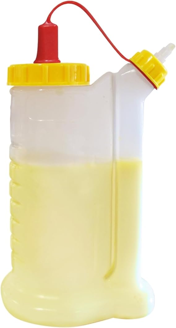 FASTCAP GLU-BOT GLUE BOTTLE (16OUNCES) | Pushes Glue from Bottom Up, No-Drip, Easy-Squeeze, Wide Base, GLU-BOT