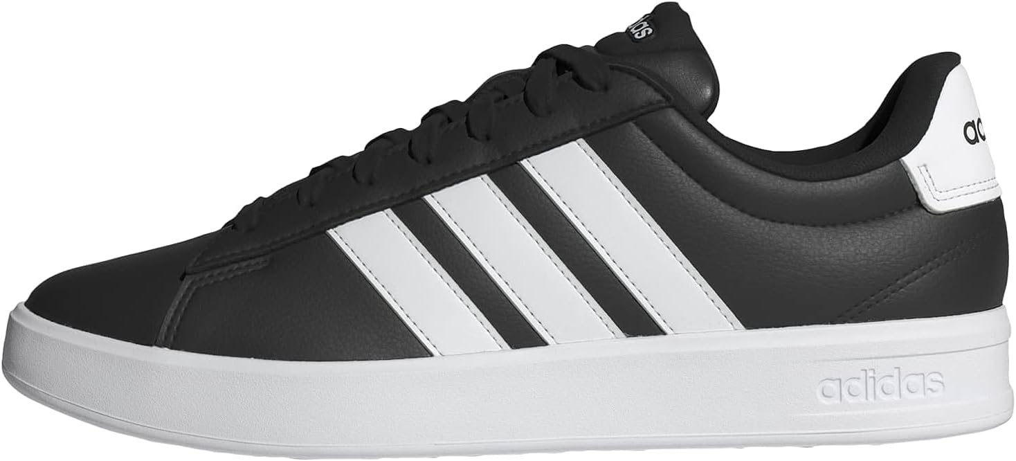 adidas Men's Grand Court 3.0, Black/White, 8.5