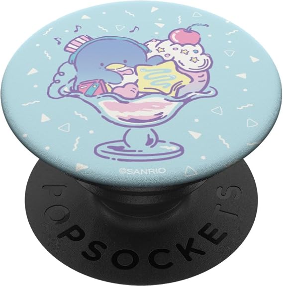 Tuxedosam 80's Ice Cream Sundae PopSockets Adhesive PopGrip