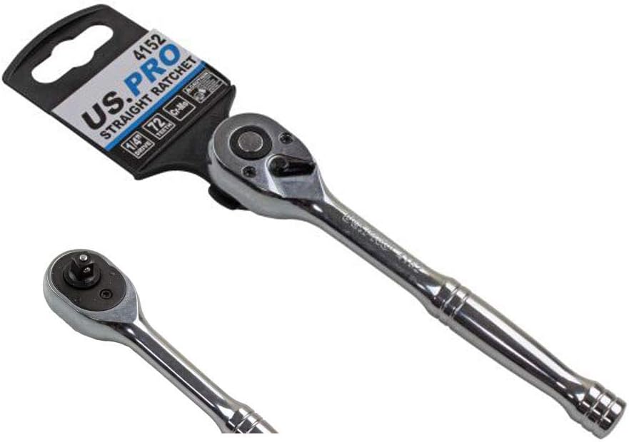US PRO 14" Drive 72T Quick Release Reversible Ratchet Socket Wrench 4152