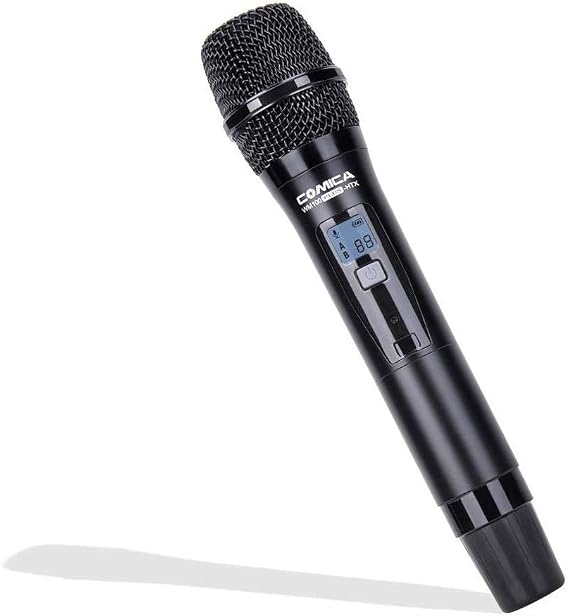 COMICA CVM-WM100 Plus HTX Professional Wireless Handheld Microphone Transmitter CVM-WM100PLUS Wireless Lavalier Microphone System(HTX)