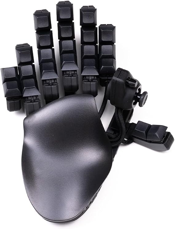AZERON Keyzen – 32個の完全にマッピング可能なキーを備えたキーパッド、360°ホールエフェクトジョイスティック、マクロ、調整可能な人間工学的デザイン、Cherry MXスイッチ、Nキーロールオーバー（ブラック、Cherry MX Red）