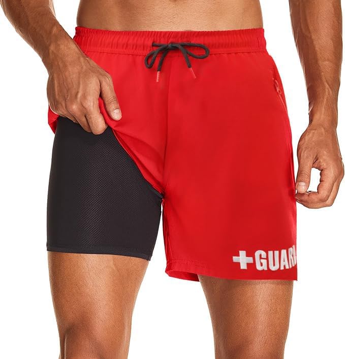 BLARIX Guard Swim Trunks wCompression Liner