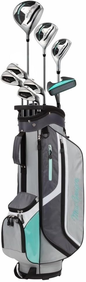 MACGREGOR Women's CG3000 Golf Package Set & Golf Club Bag Set, Black/Red, Ladies