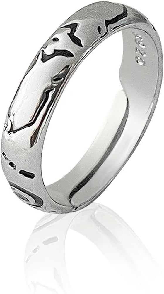 Anime Ring Cosplay Adjustable Unisex Rings Jewelry Prop Accessories Gifts