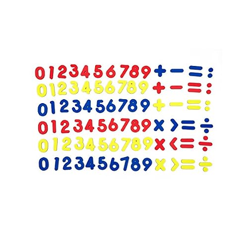 SpriteGru 102pcs Magnetic Numbers for Basic Math Mathematics Education