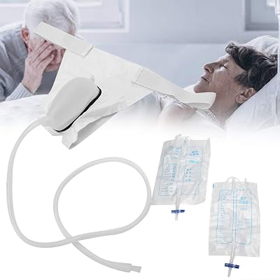 Wearable Silicone Urine Collector, Catheter Bags Incontinence Bags Elderly Camping Car Travel Bedridden Urine Pee Cups Urine Bottle Pee Bottle Female Urination Device External Catheter for Women