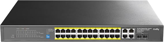 Cudy 28 Port Gigabit Smart Switch, 300W PoE Budget, GS1028PS2