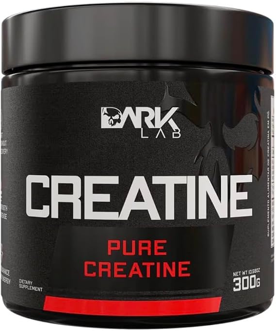 Dark Lab Creatine Monohydrate 100 Servings, 100% Pure Creatine 300g, Supplement for Muscle Building Support, Increased Strength, Energy and Improved Athletic Performance