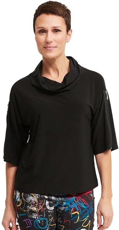Joseph Ribkoff Womens Top Style 213073 Color Black Size 14