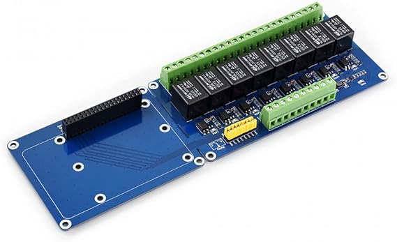 Coowell Raspberry Pi 8 Channel Relay Module HAT for Raspberry Pi 4B+ 4B 3B+ 3B 2B+ Zero W WH Jetson Nano Help The Pi to Control Home Appliances