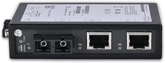 InHand Networks 3-Port Unmanaged Industrial Ethernet Switch, Media Converter,2*10/100 Base-T(X), 1*100Base-FX, Single Mode Dual SC Fiber, Working Temperature -40 75C, IP30, 20KM, UL Certification