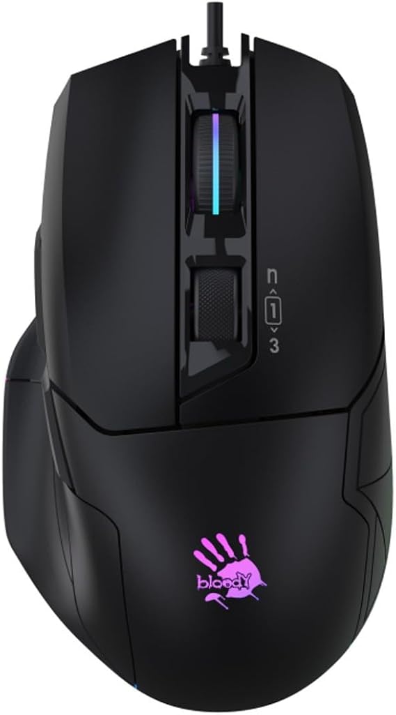 Bloody Gaming W70 Max Gaming Mouse 10,000 CPI 250 IPS RGB Gaming Mouse