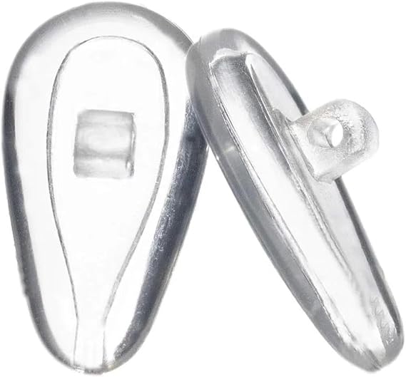 Replacement Nose Pads for Prada SPS 50N - Comfortable Technology to Replace a Broken or Missing Nose Pad in Existing Frames Clear