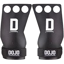 Dojo Carbon Gymnastics Grips for Cross Training Pull Ups Weight Lifting & Training-Gym Workout Gloves Hand Palm Protector for Work-Out & Weightlifting for Youth Girls, Men and Women