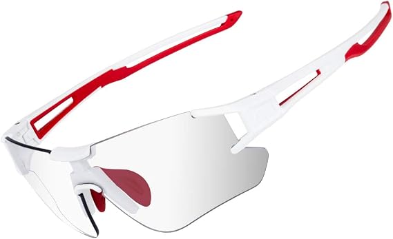 ROCKBROS 22g Photochromic Sports Sunglasses Anti Fog Cycling Sun Glasses