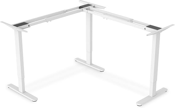 DIGITUS Elektrikli Yüksekliği Ayarlanabilir Masa Çerçevesi, Gri, 124-208 cm
