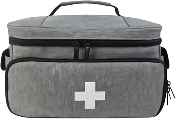 Home Health Bag - Medical Supplies Bag Travel Medicine Storage Bag | Medicine Storage Organizer for Nurses with Separab Dividers