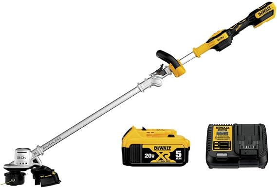DEWALT 20V MAX* String Trimmer Kit, 5-Ah (DCST922P1)